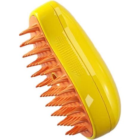 Spray vapeur chaude rechargeable pour éliminer la perte de poils, brosse de toilettage facile pour chats et chiens (1/4)
