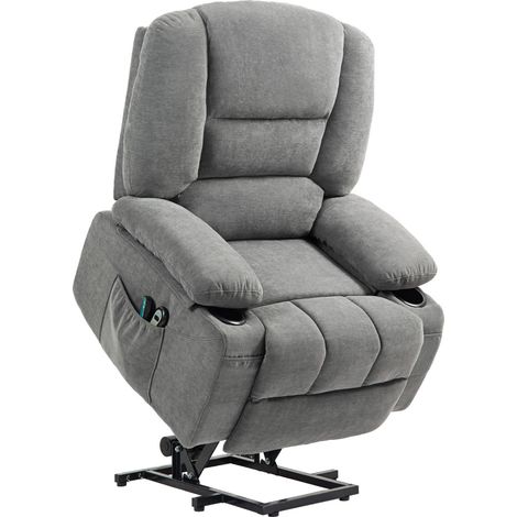 Aide au lever au quotidien, fauteuil relax inclinable 150 kg avec massage, chauffage, pour seniors (1/5)