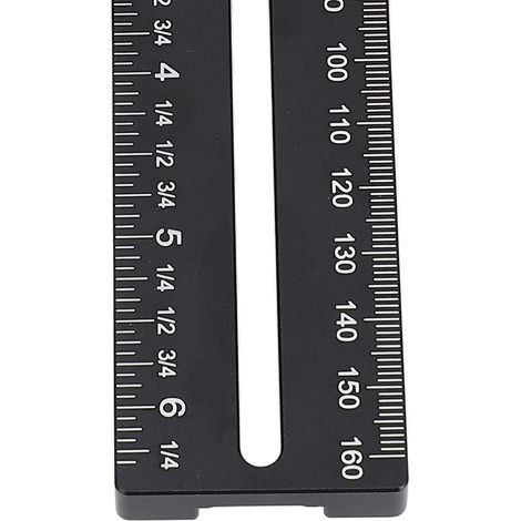 Gabarit de coupe mince en alliage d'aluminium pour scie circulaire de table, guide de coupe de précision, accessoires pour le travail du bois (1/5)
