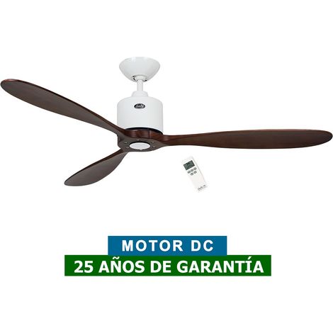 Ventilateur de plafond CasaFan 313249 AEROPLAN ECO noyer/blanc