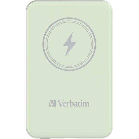 Powerbank Verbatim Charge 'n' Go Magnetico Wireless 10000mAh USB-C PD 3.0 Verde (1/5)