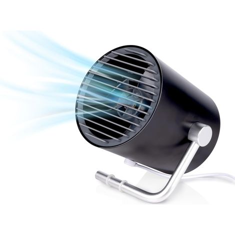 Mini Ventilatore USB da Tavolo Portatile 2 Velocità con 2 Velocità Potenza 1 W