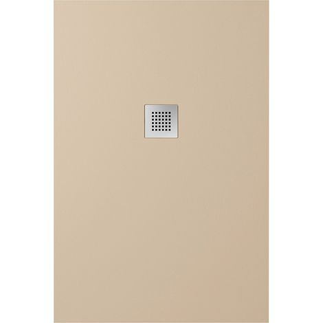 Receveur de douche rectangulaire 70x90cm Marble Stone Effect Brown Hauteur 2,4cm Mod. Kos