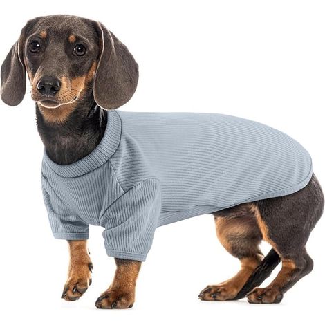 T-shirt motif bouledogue français pour chien, pull en tricot doux pour races de taille moyenne cocker spaniel carlin, haut pour chiot et animal de compagnie, t-shirt (1/5)