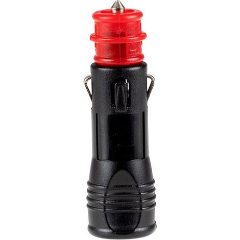 alca® Universalstecker 12V/24V 10 A Zigarettenanzünder Stecker Autostecker mit 10 Ampere Sicherung Sicherheits-Universalstecker 12V-24V LKW PKW etc.