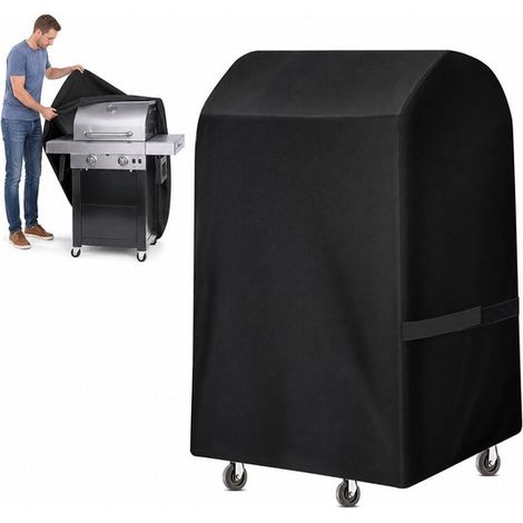 Housse de barbecue 76 x 66 x 109 cm, tissu Oxford 30 pouces, imperméable, résistante aux UV et à la poussière, pour barbecue extérieur (1/5)