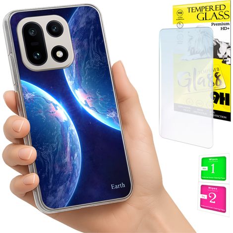 Funda para OnePlus 15 Photo, cubierta trasera + cristal 9H (1/5)