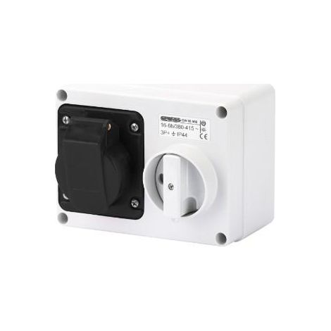 SOC.PR.VE.H.A.F.3P+T 32A 500V 7H SBF GEWISS GW66021