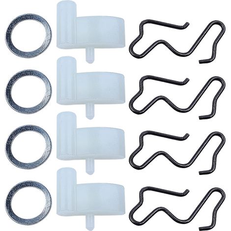 Pack de 4 ressorts de cliquet de lanceur avec rondelle pour STIHL 017 018 MS170 MS180 MS260 MS270 MS290 MS310 MS340 MS360 MS390 tronçonneuse Remplacer 11251957200 1118 195 3500 (1/5)