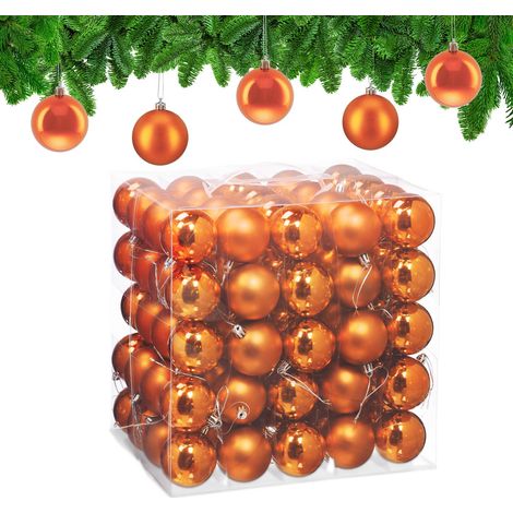 Set di palline per albero di natale 100 ornamenti lucidi (1/5)