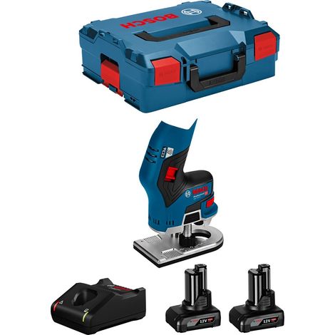 Kantenfräse BOSCH GKF 12V-8 (2 x 6,0 Ah + GAL12V-40 + L-Boxx 136) (1/5)