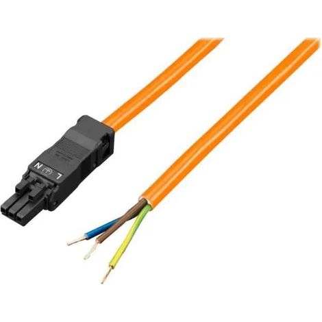 Rittal SZ 2500 500 cable de alimentación naranja 3000 mm