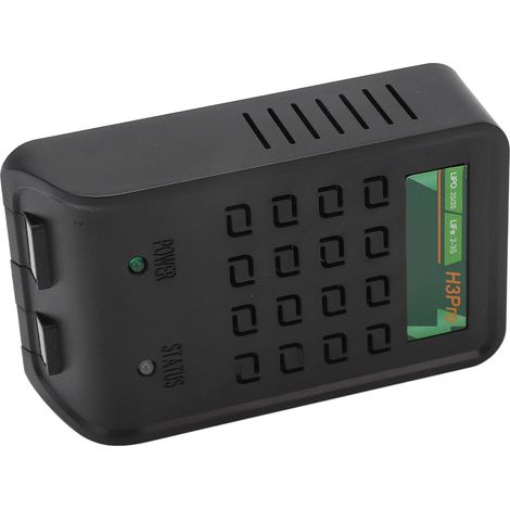 Chargeur de batterie LiPo Hobbyfans H3 PRO 7,4 ou 11,1 V, chargeur d'équilibrage pour drones et jouets radiocommandés, noir, prise européenne 110-240 V (1/5)