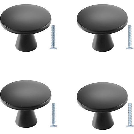 Boutons de Meuble, Poignée Meuble Vintage, 4 Pièces Boutons de Tiroir en Alliage de Zinc, 30mm Boutons de Portes pour Placards Commode Armoire (1/2)