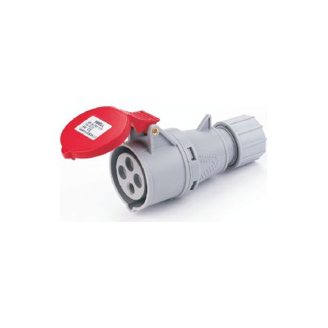 Presa 32A 380V 3P+T Ip44 Volante ( Ecova Cod. 30529 )