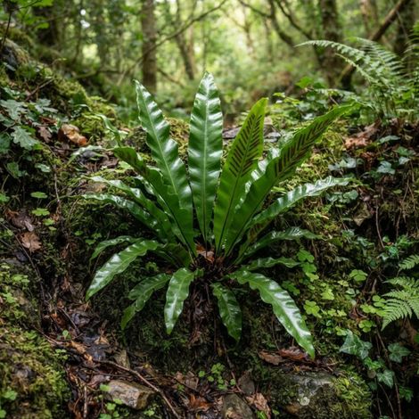 Fougère Langue de cerf, Asplenium/Lot de 9 godets (1/3)