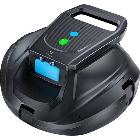 Robot Piscine Automatique Sans Fil, Nettoyeur de Piscine avec Démarrage en Un Clic, Autonomie 130 min, Stationnement Automatique, pour Piscines Hors Sol et Enterrées à Fond Plat (1/5)