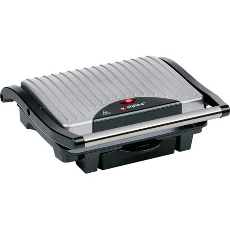 Grill de contacto Alpina meaco3580/002 1000W acero inoxidable (1/3)
