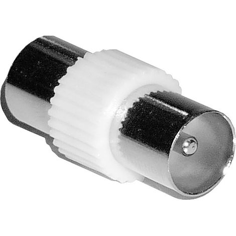 Adaptateur TV connecteur coaxial (Mâle/Femme) (1/2)