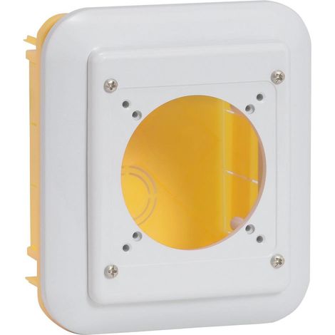 Legrand – Boîtier d'encastrement P17 IP55 pour maçonnerie – Installation 1 prise 16A/32A – Résistant aux agents chimiques – Pour chantiers humides