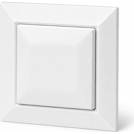 Interrupteur Mural Va-et-Vient Simple Encastré 10A 250V - Blanc Mat - SILAMP
