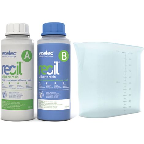Resina Siliconica Riaccessibile 1Lt 1Kv Resil 100 (Etelec Cod. Re0100) (1/2)