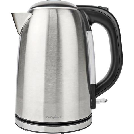 Nedis KAWK350EAL Bollitore Argento, Nero Capacità effettiva: 1.7 l (1/5)