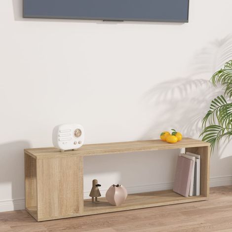vidaXL Mobile Porta TV Rovere Sonoma 100x24x32 cm in Truciolato (1/5)