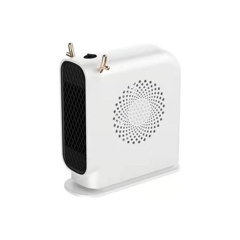 Radiateur Soufflant Électrique Portatif 500W blanc