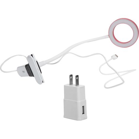 Lampe LED pliable pliable pour les yeux, flexible pour la lecture, portable USB, éclairage de maquillage (1/5)