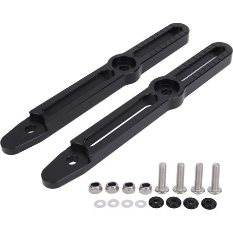 Kit de support de réglage de pare-brise en aluminium, réduction du bruit, remplacement pour Suzuki v‑strom 800DE DL800 2022 à 2024 noir (1/5)