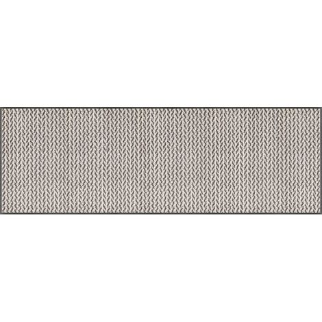 Paillasson, Duo Latte 60x180 cm, intérieur et extérieur, Lavable (1/5)