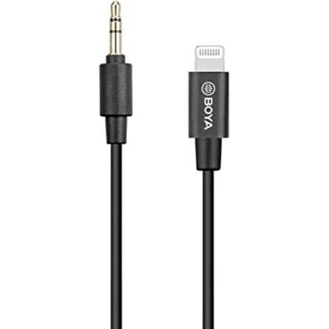 Boya mikrofonadapter lightning - 35 mm by k1 trs - mannlich - mannlich trs (1/3)
