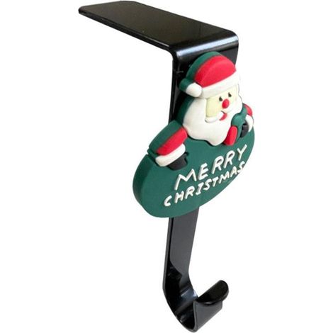 Support Pour Chaussettes De Noël - Support Cheminée Sans Perçage - Pour Cheminée Étagère Porte - Lot De 4 (1/5)