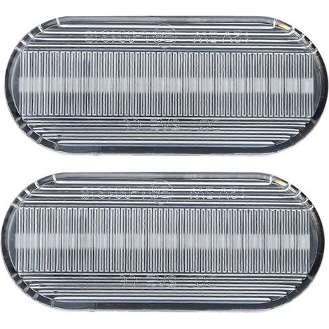 Paar DC12V 18 LEDs 3200K Seitenmarkierungsleuchten mit sequenziellem Blinklicht, passend für Ford Focus MK2 2004.11-2007