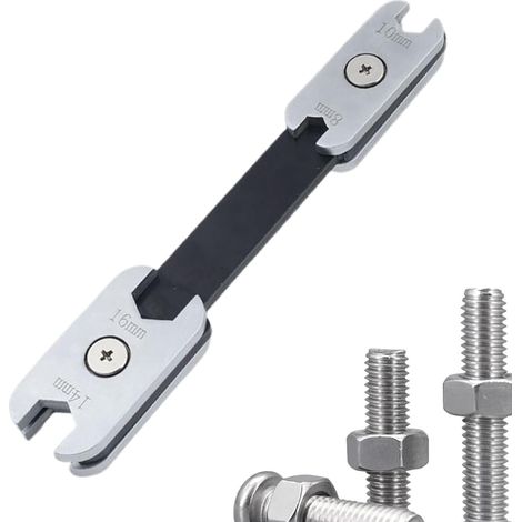 Clé à douille 8 en 1, outil multifonction réglable, rotation à 360 degrés, accessoires de réparation pour moto, cuisine, maison, salle de bain, vélos (1/5)