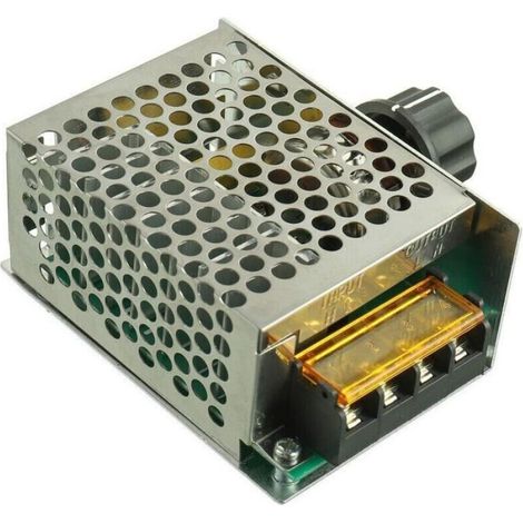 Régulateur De Tension - 4000 W - 220 V AC - Plage De Régulation 10 À 220 V - Pour Moteur Four Chauffe-Eau Lampe - 1 Pièce (1/4)