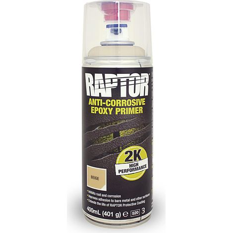Apprêt époxy anti-rouille RAPTOR haute performance 400ml beige UPOL
