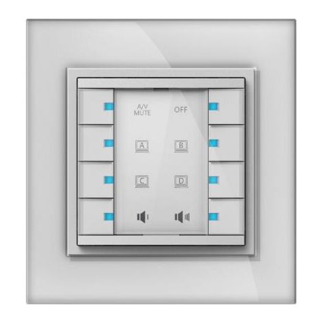 Pannello di controllo Vivolink VLCP8B 8 pulsanti alimentazione 12 V (1/4)