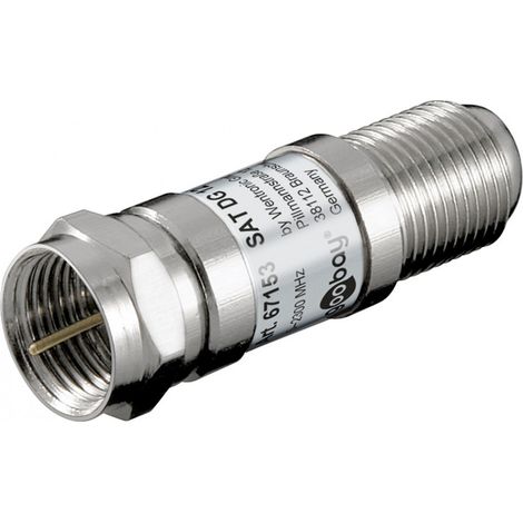 Adaptateur antenne Goobay Atténuation 12 dB 75 Ohm