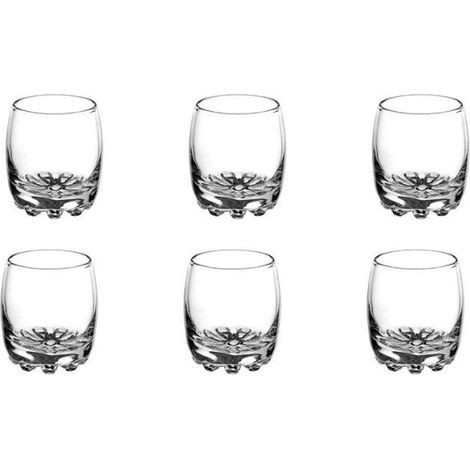 Lot de 6 Verrines en Verre "Sylvana" 8cl Transparent