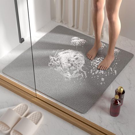 Duschmatte Rutschfest 68x68cm Antirutsch Grau 68 x 68 cm (Quadratisch) (1/5)