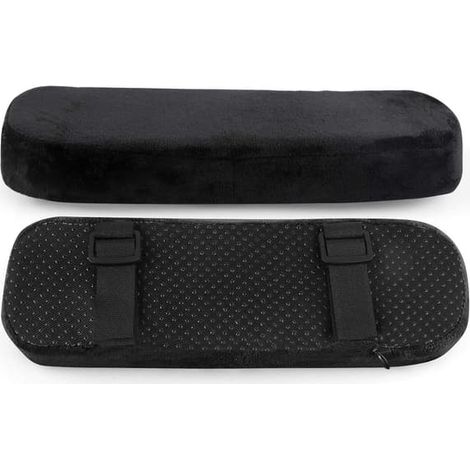 Coussinet de coude, 2 parties, support de coude, coussins d'accoudoir, coussins d'accoudoir souples, housse pour chaise de bureau (1/5)