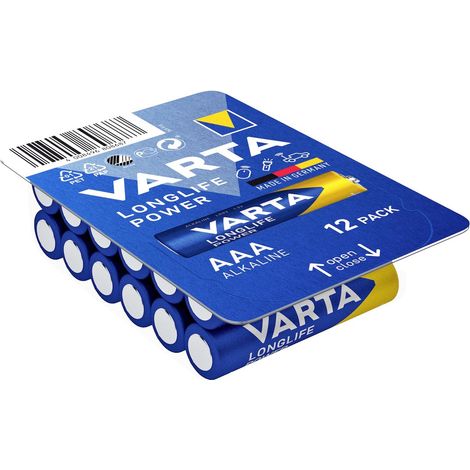 Varta LONGLIFE Power AAA Big Box 12 Micro (AAA)-Batterie Alkali-Mangan  1.5 V 12 St.