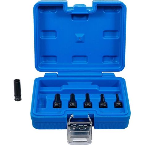 Jeu de Douilles à Séparer 6,3 mm (1/4) - Pour Électrode de Bougie de Préchauffe, Acier, Pro - D-Work (1/5)