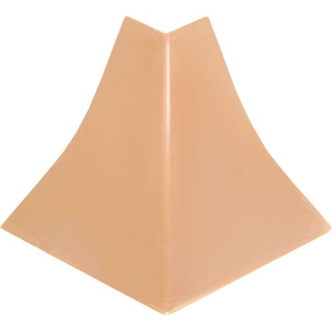 HOLZBRINK Jonction d’angle sortant, connecteur pour profil d’étanchéité pour plan de travail, coins extérieur, Hètre PVC 23x23 mm, 1 pc (1/3)