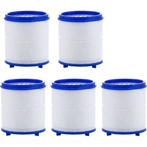 Lot de 5 cartouches filtrantes pour robinet rotatif à 360°, cartouches de filtration au charbon actif.