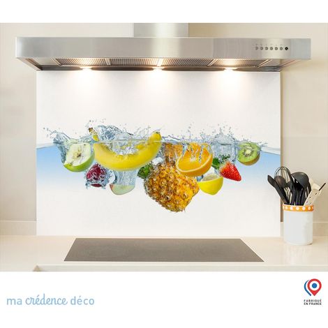 Fond de hotte : Bain de fruits 2 - Verre trempé - 90 cm - 60 cm (1/5)
