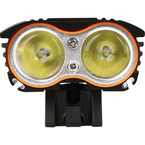 Potente faro anteriore a LED da 2000 lumen ricaricabile tramite USB per bicicletta, ideale per le pedalate notturne. (1/4)