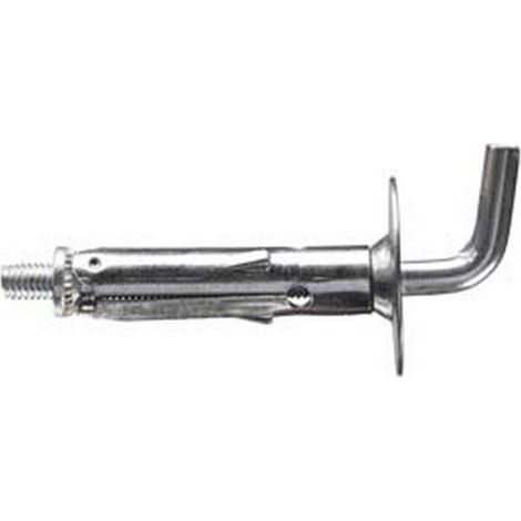 100PZ TASSELLO ACCIAIO CON GANCIO MEDIO T61/GM - ø mm.9x40